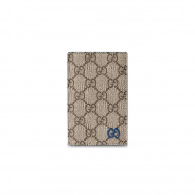 GUCCI BLUE INTERIOR GG LONG CARD CASE 768249 (15*12cm)